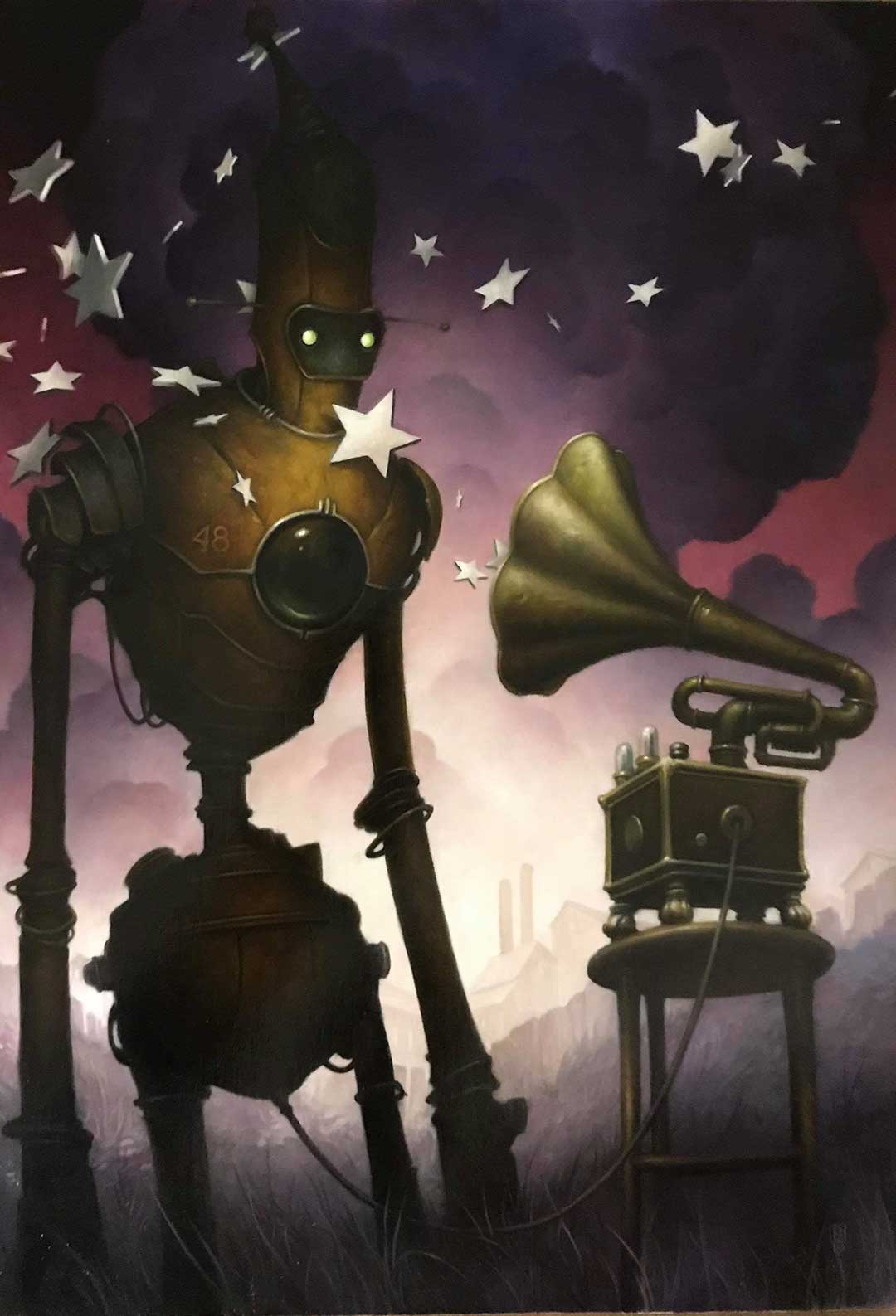 music box art